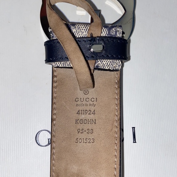 Gucci GG Supreme belt with G buckle - Picture 4 of 8